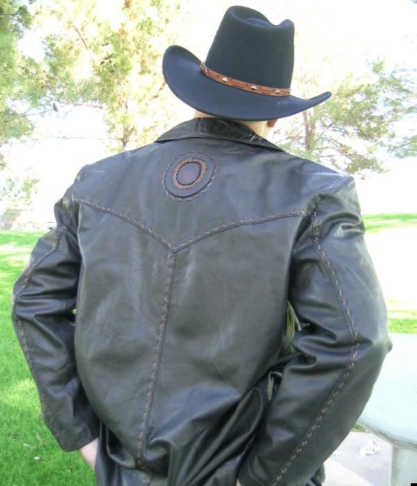 (image for) Boulder Western Leather Coat